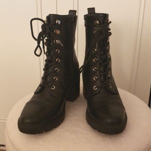 Lug sole booties